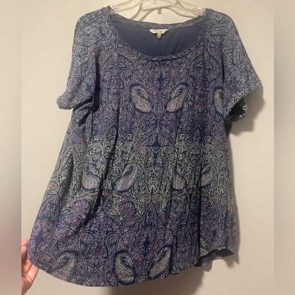 Lucky Brand Women’s Tunic Top Sz XL - Picture 2 of 6